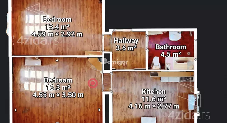 Dvosoban stan | 4zida