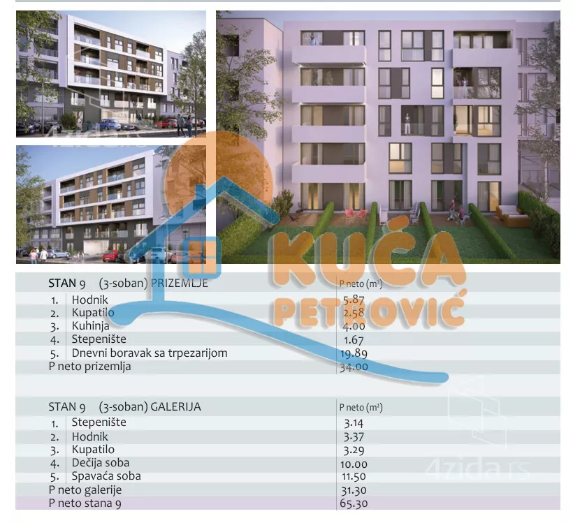 Trosoban stan | 4zida