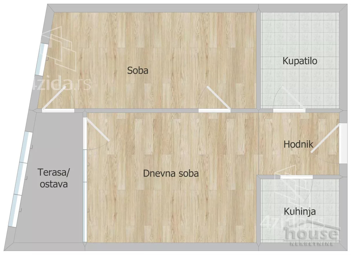 Dvosoban stan | 4zida