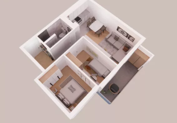 Dvoiposoban stan | 4zida