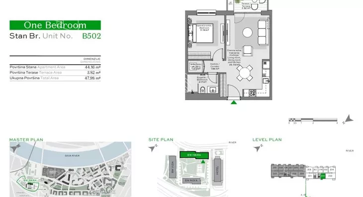 Jednoiposoban stan | 4zida