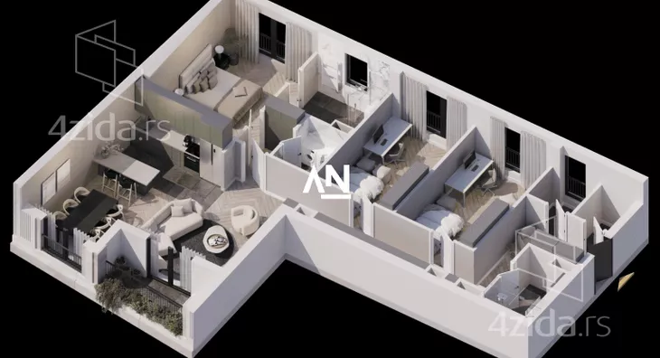 Četvorosoban stan | 4zida