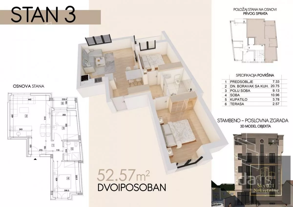 Dvoiposoban stan | 4zida