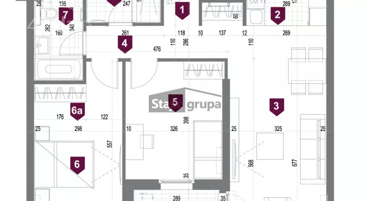 Trosoban stan | 4zida