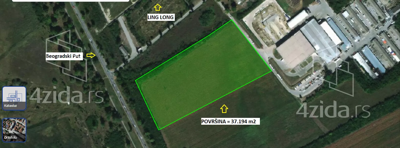 Industrijsko zemljište | 4zida