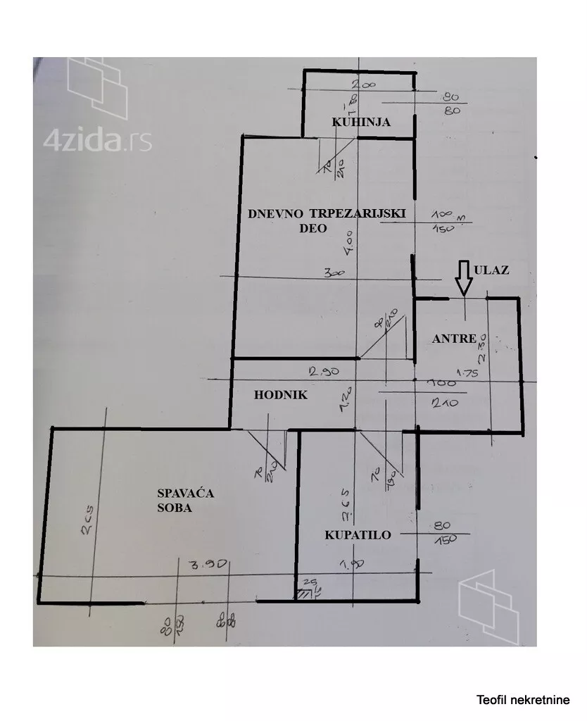 Jednoiposoban stan | 4zida
