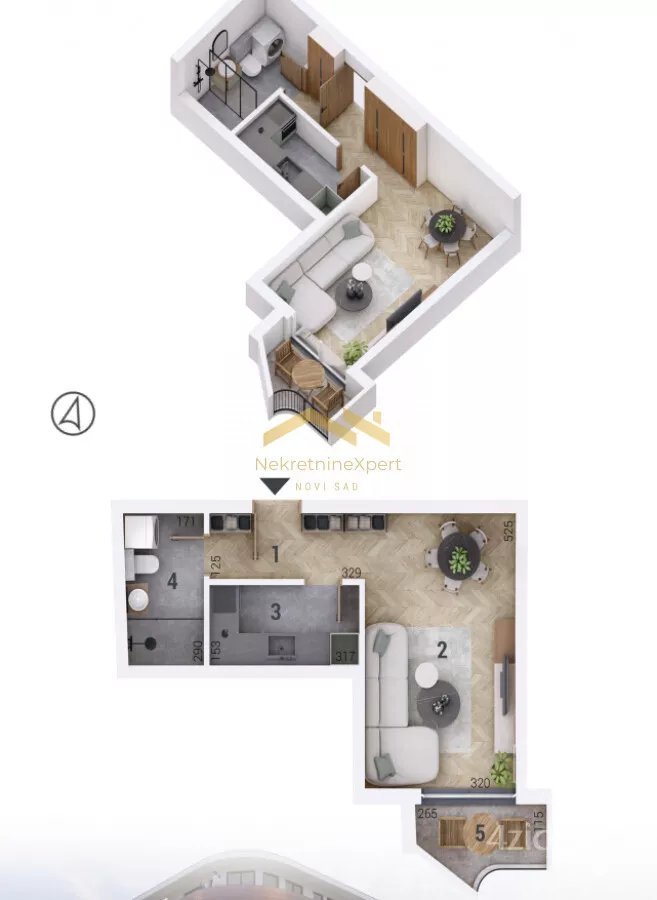 Jednosoban stan | 4zida