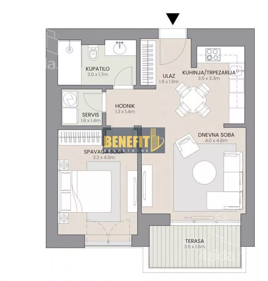 Dvosoban stan | 4zida