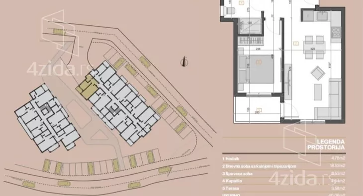 Dvosoban stan | 4zida