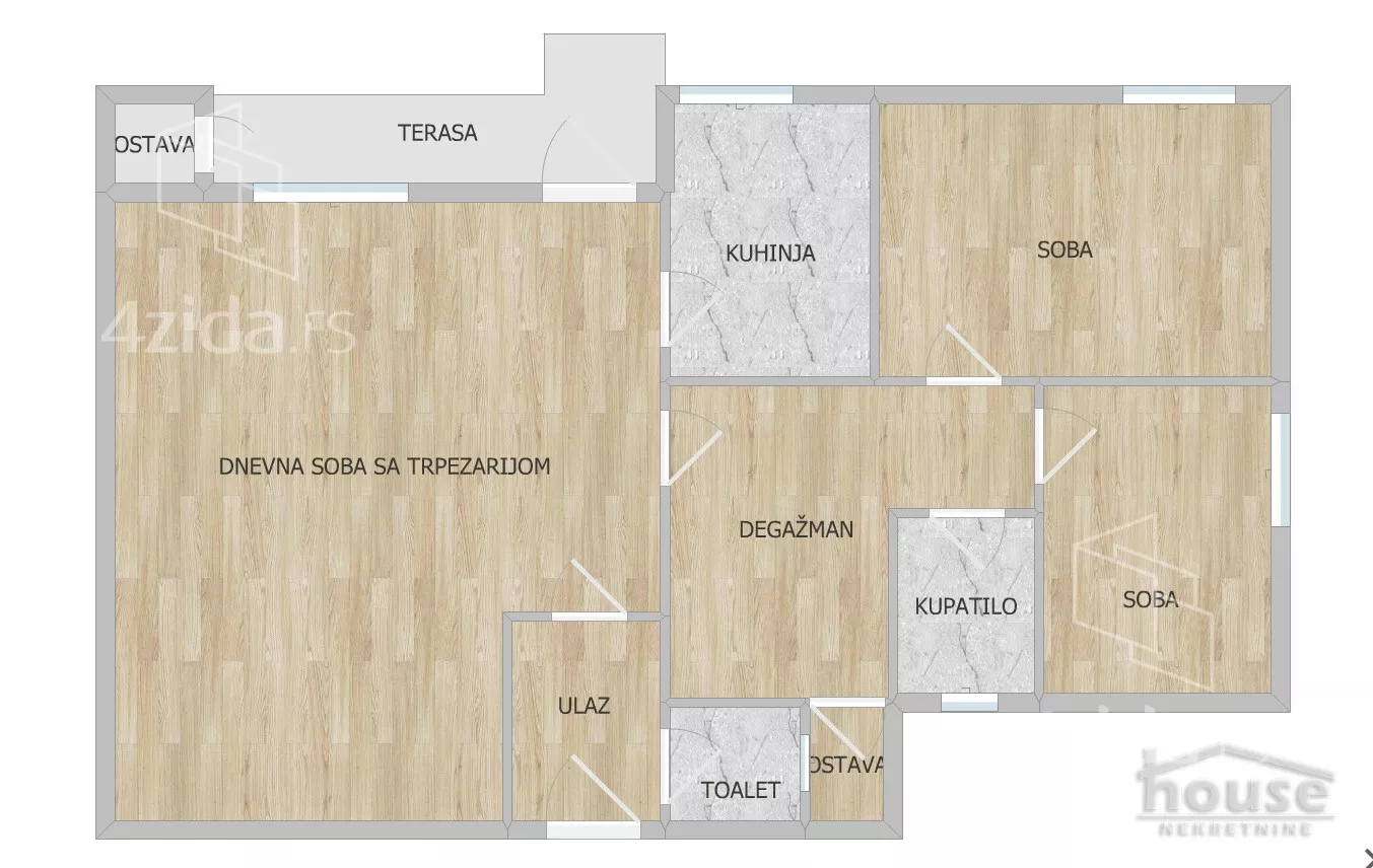 Trosoban stan | 4zida