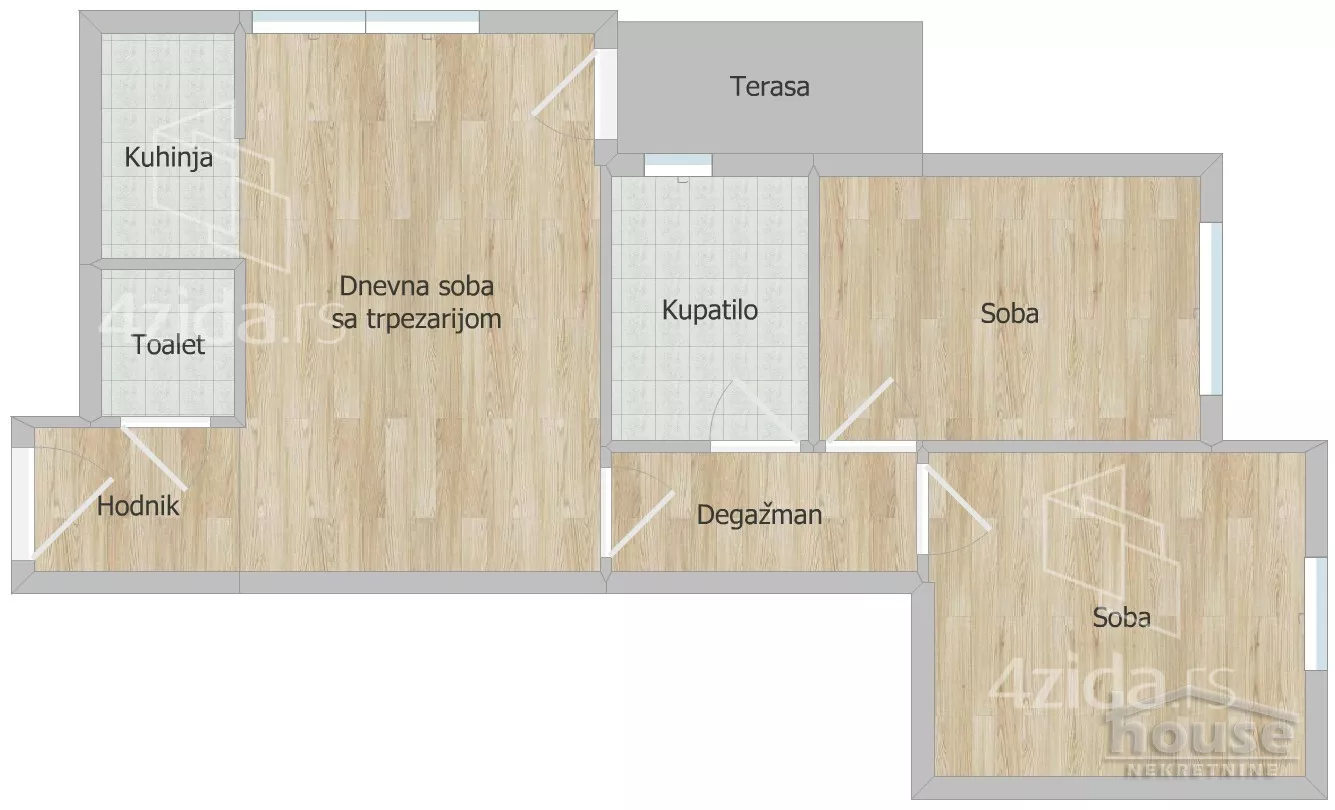Trosoban stan | 4zida