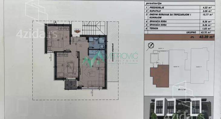 Dvoiposoban stan | 4zida