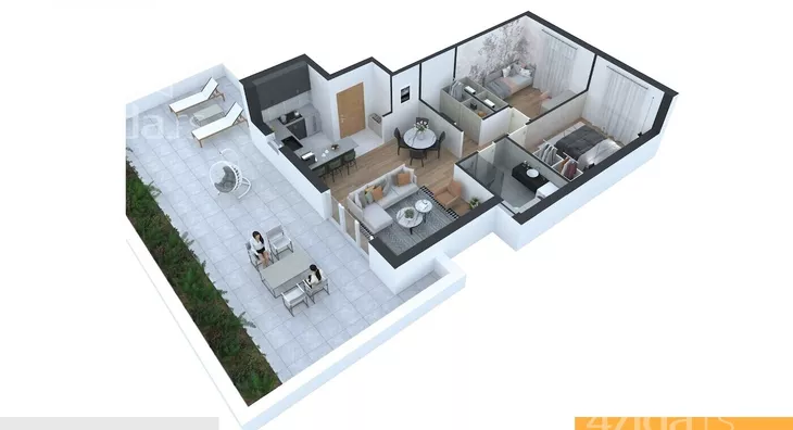 Jednosoban stan | 4zida