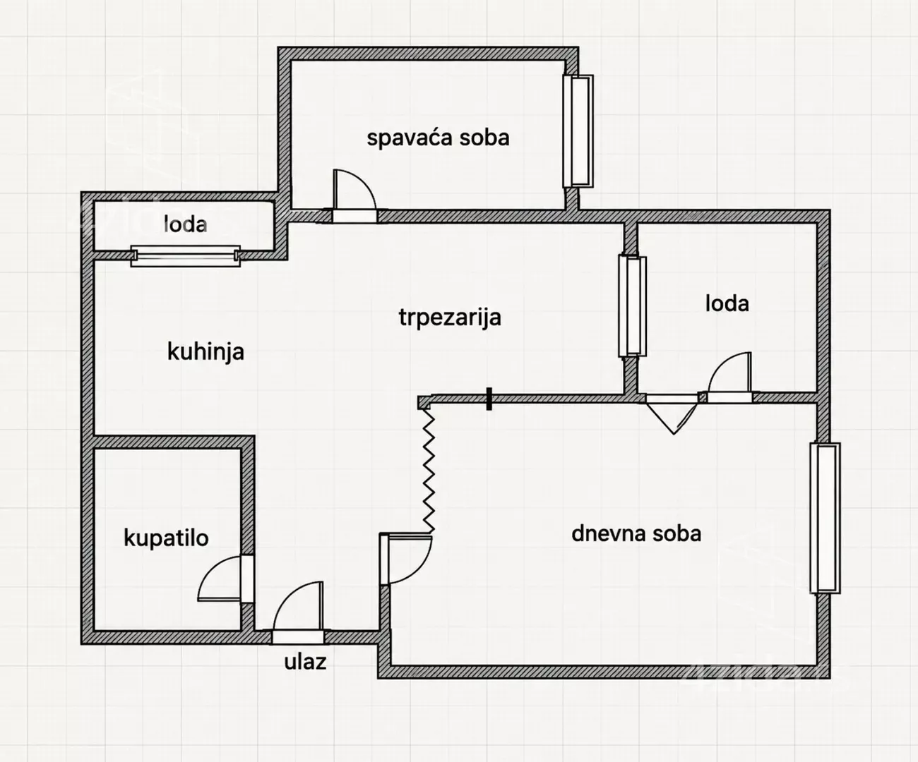 Dvosoban stan | 4zida