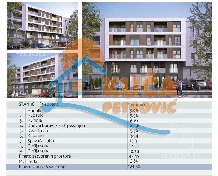 Četvorosoban stan | 4zida