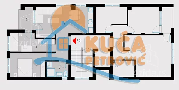 Trosoban stan | 4zida