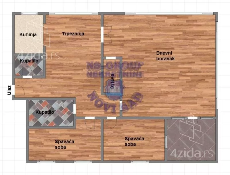 Trosoban stan | 4zida