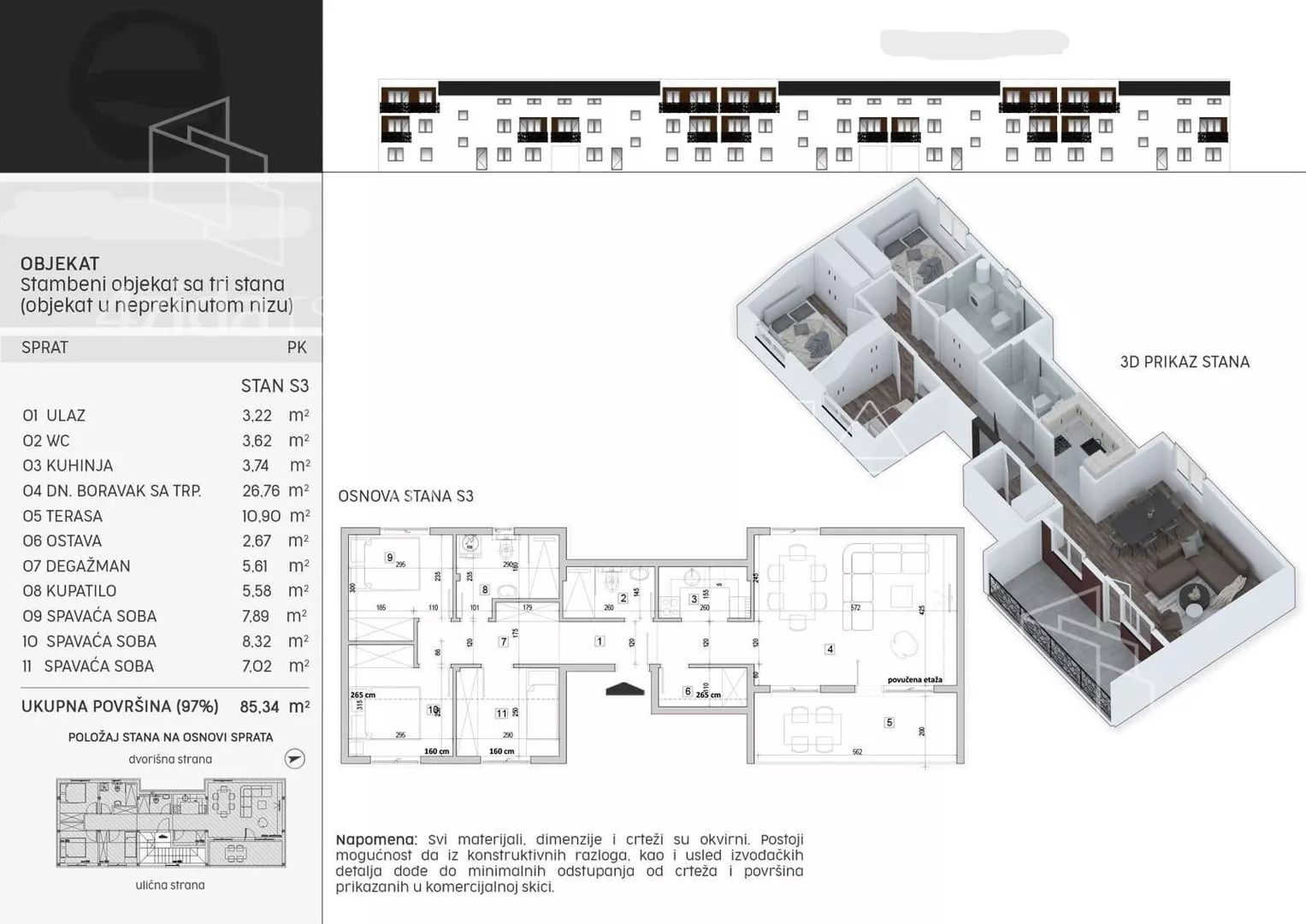 Troiposoban stan | 4zida
