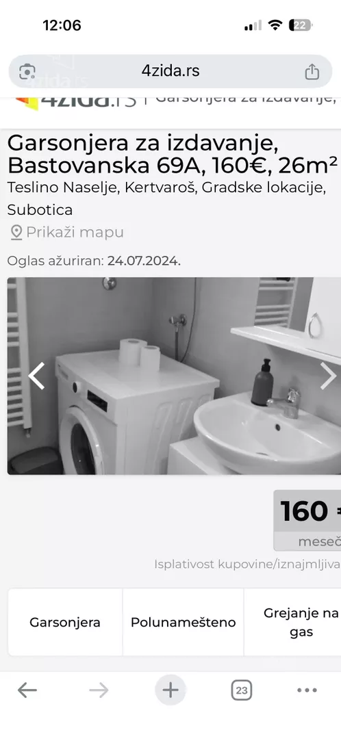 Garsonjera | 4zida