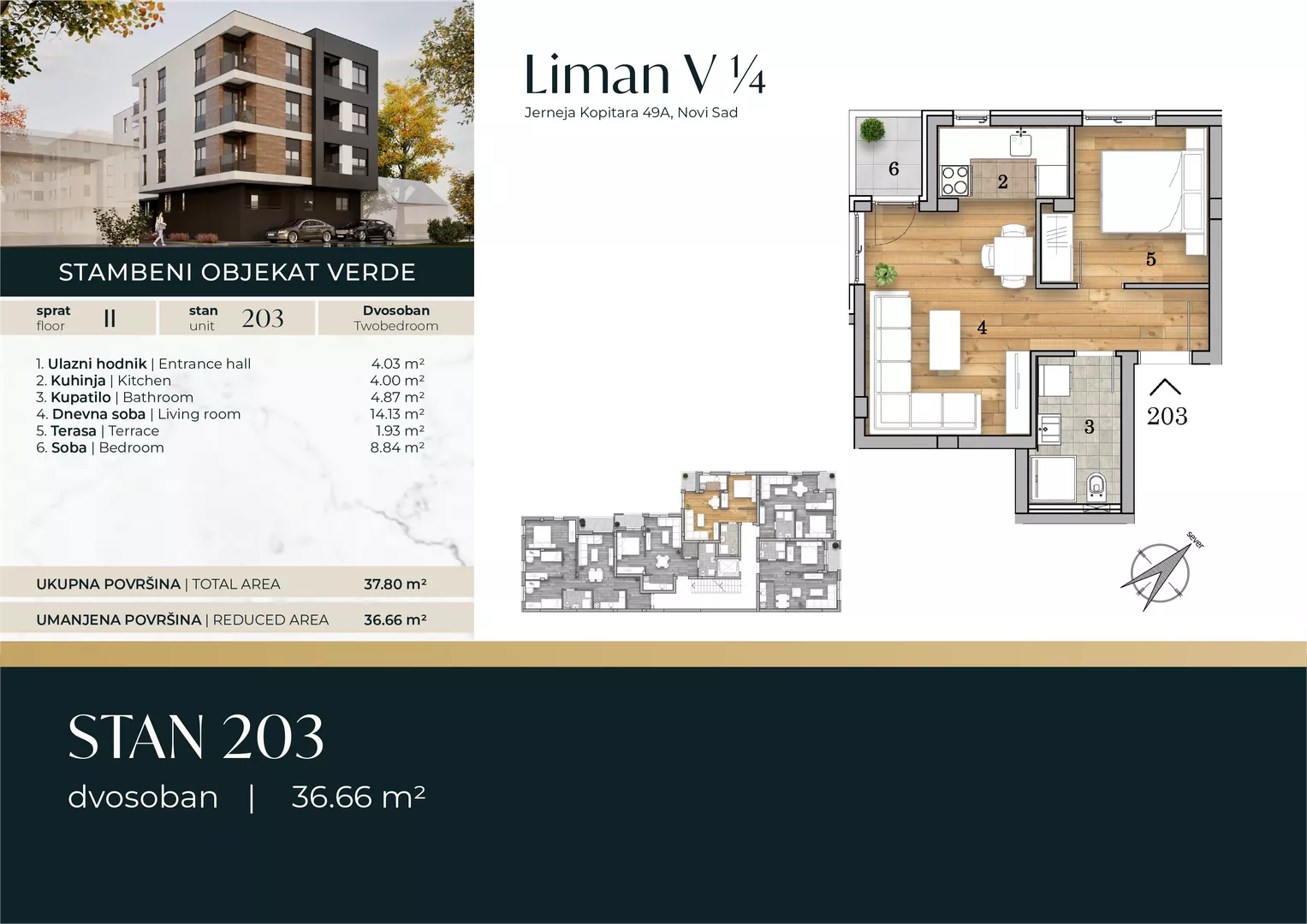 Dvosoban stan | 4zida