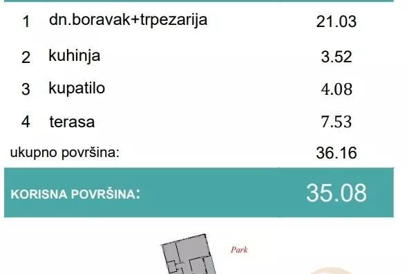 Jednosoban stan | 4zida