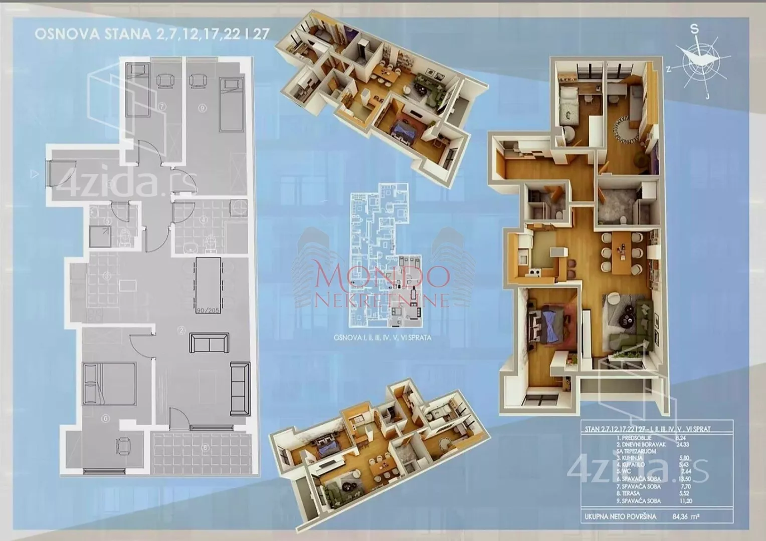 Troiposoban stan | 4zida