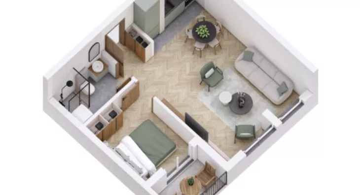 Dvosoban stan | 4zida