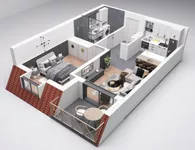 Jednoiposoban stan | 4zida