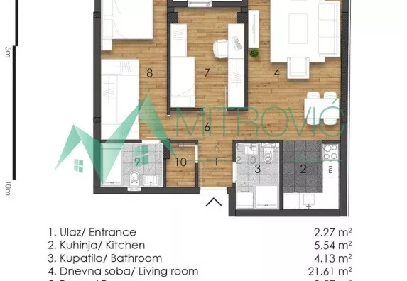 Trosoban stan | 4zida