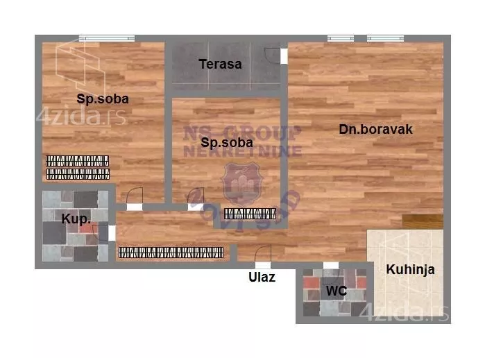 Trosoban stan | 4zida