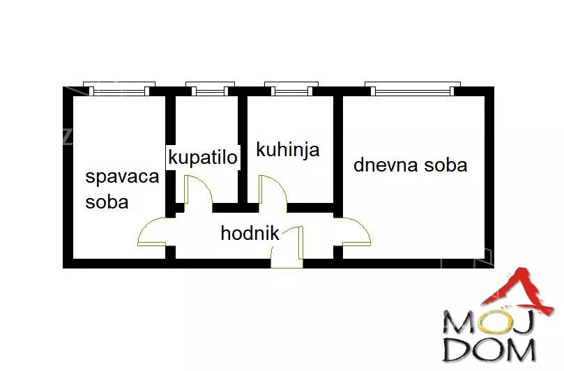 Jednoiposoban stan | 4zida