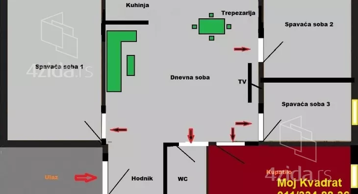 Dvosoban stan | 4zida