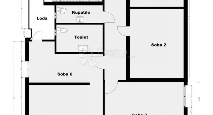 Šestoiposoban stan | 4zida
