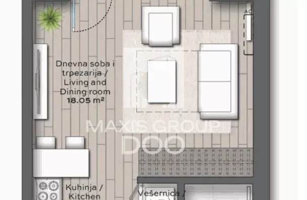 Dvosoban stan | 4zida