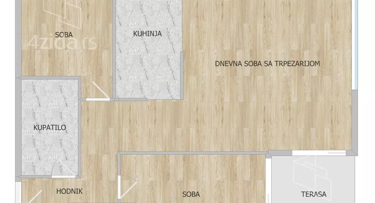 Trosoban stan | 4zida