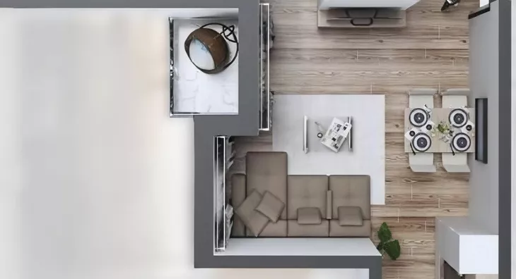 Jednoiposoban stan | 4zida