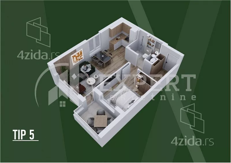 Dvosoban stan | 4zida