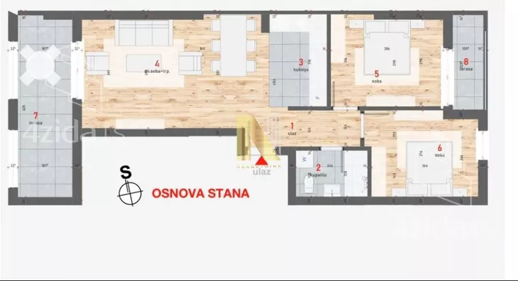 Trosoban stan | 4zida