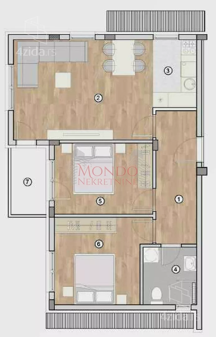 Dvoiposoban stan | 4zida