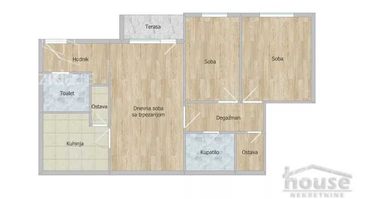 Trosoban stan | 4zida