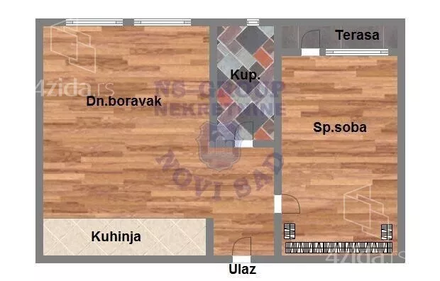 Dvosoban stan | 4zida