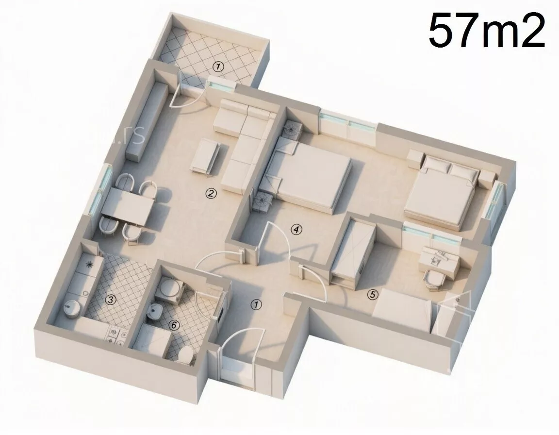 Dvoiposoban stan | 4zida