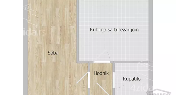 Jednosoban stan | 4zida