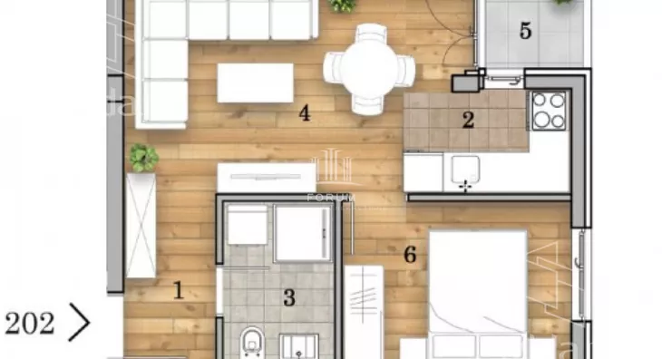 Dvosoban stan | 4zida