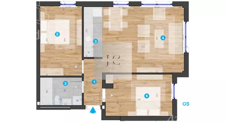 Trosoban stan | 4zida