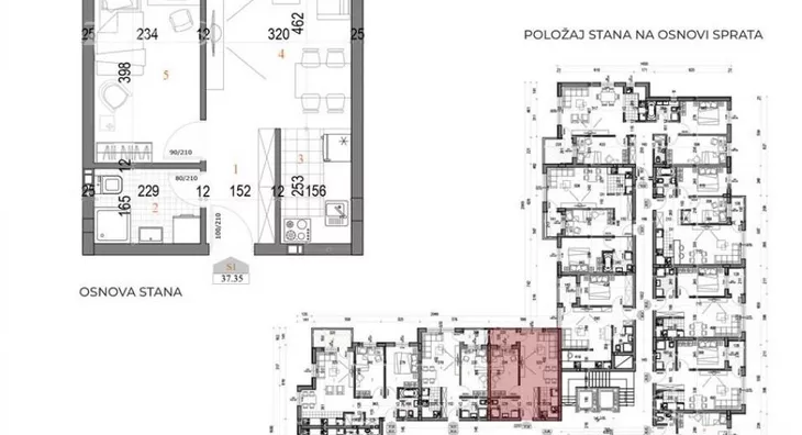 Jednoiposoban stan | 4zida