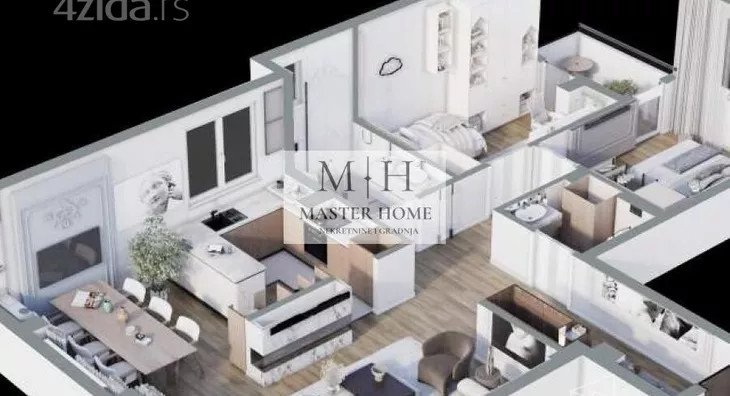 Trosoban stan | 4zida