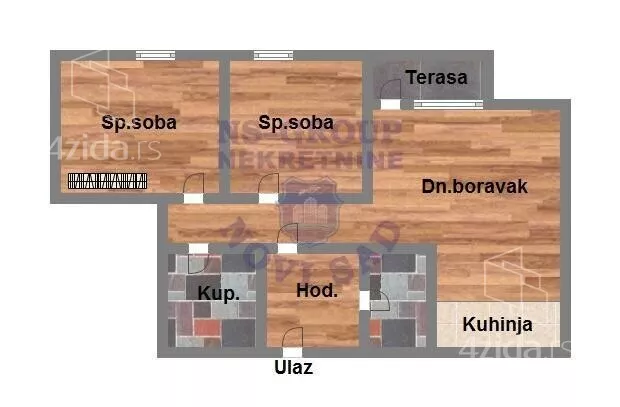 Trosoban stan | 4zida
