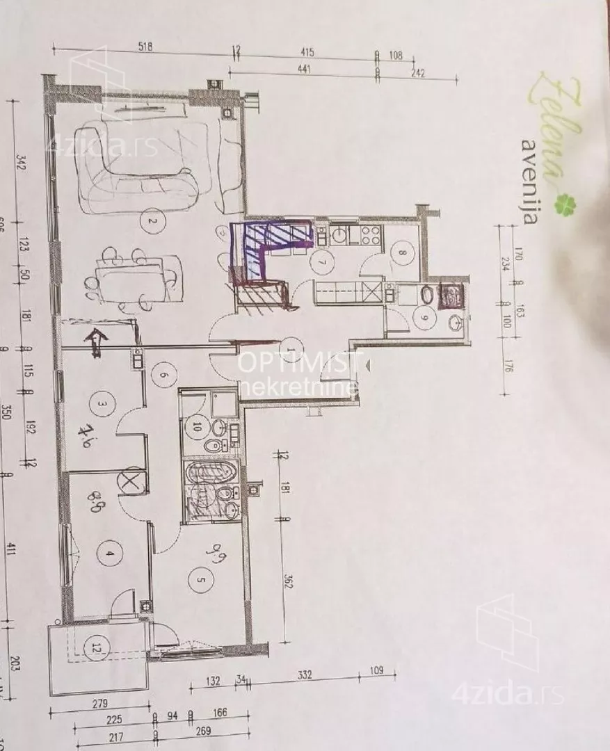 Troiposoban stan | 4zida