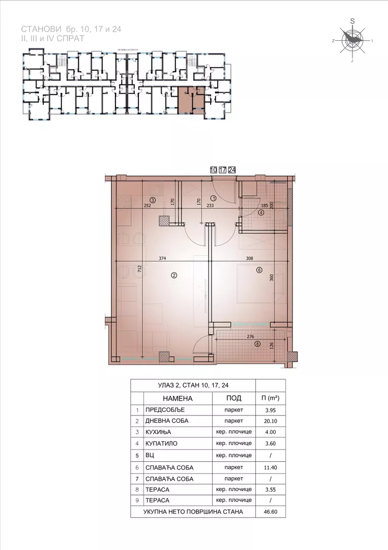 Jednoiposoban stan | 4zida